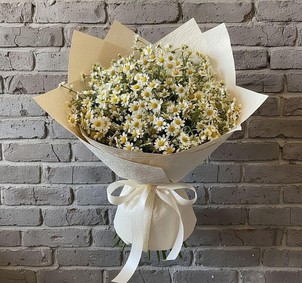 Букет цветов из: Ромашки в Краснокаменске Забайкальского края