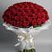 Букет 101 Красная роза Блэк Мэджик в Краснокаменске Забайкальского края