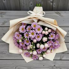 Букет цветов из:  Розы и Хризантемы в Краснокаменске Забайкальского края