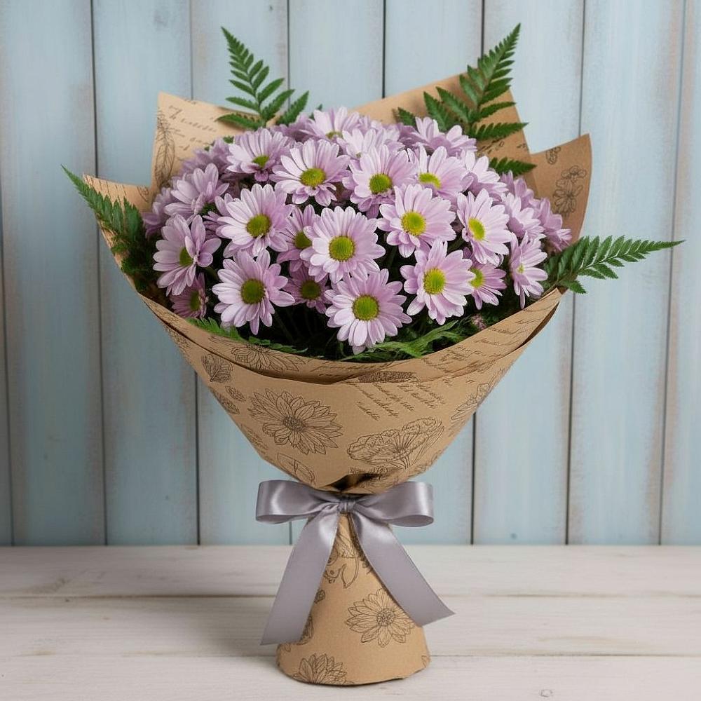 Букет цветов из: Хризантемы в Краснокаменске Забайкальского края