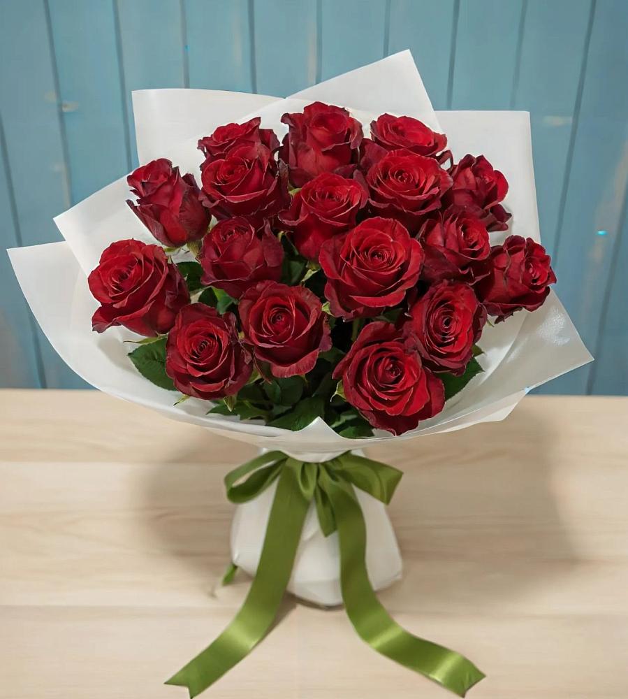 Букет Красные розы в Краснокаменске Забайкальского края