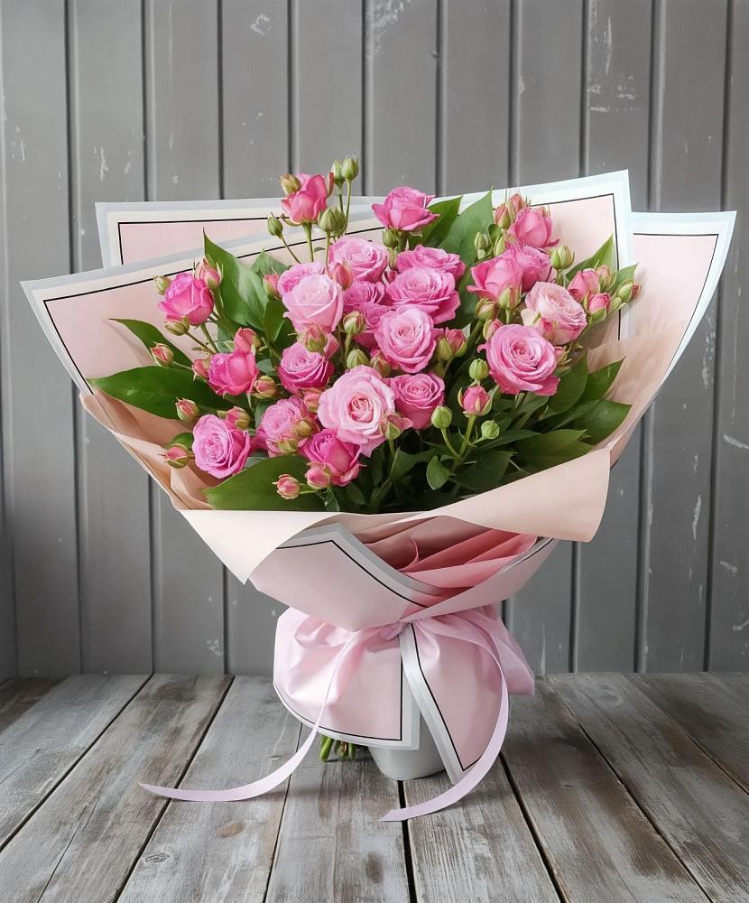 Букет Розовый кустик в Краснокаменске Забайкальского края