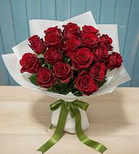 Букет Красные розы в Краснокаменске Забайкальского края
