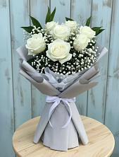 Букет цветов из:  Розы в Краснокаменске Забайкальского края