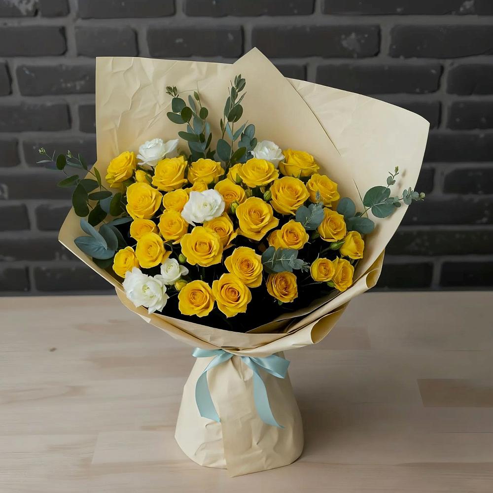 Букет цветов из: Розы в Краснокаменске Забайкальского края