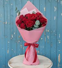 Букет цветов из:  Розы в Краснокаменске Забайкальского края