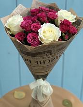 Букет цветов из:  Розы в Краснокаменске Забайкальского края