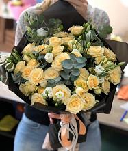 Букет цветов из:  Розы и Лизиантусы #REPLACE_PRED# Краснокаменске Забайкальского края