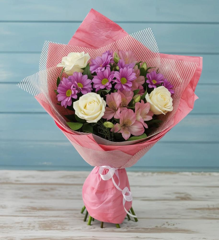 Букет цветов из: Герберы в Краснокаменске Забайкальского края