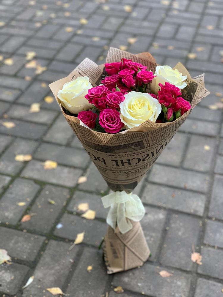 Букет цветов из: Розы в Краснокаменске Забайкальского края