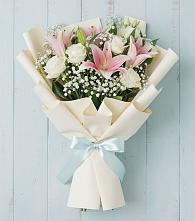 Букет цветов из:  Лилии в Краснокаменске Забайкальского края