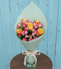 Букет цветов из:  Розы в Краснокаменске Забайкальского края