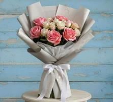 Букет цветов из:  Розы в Краснокаменске Забайкальского края